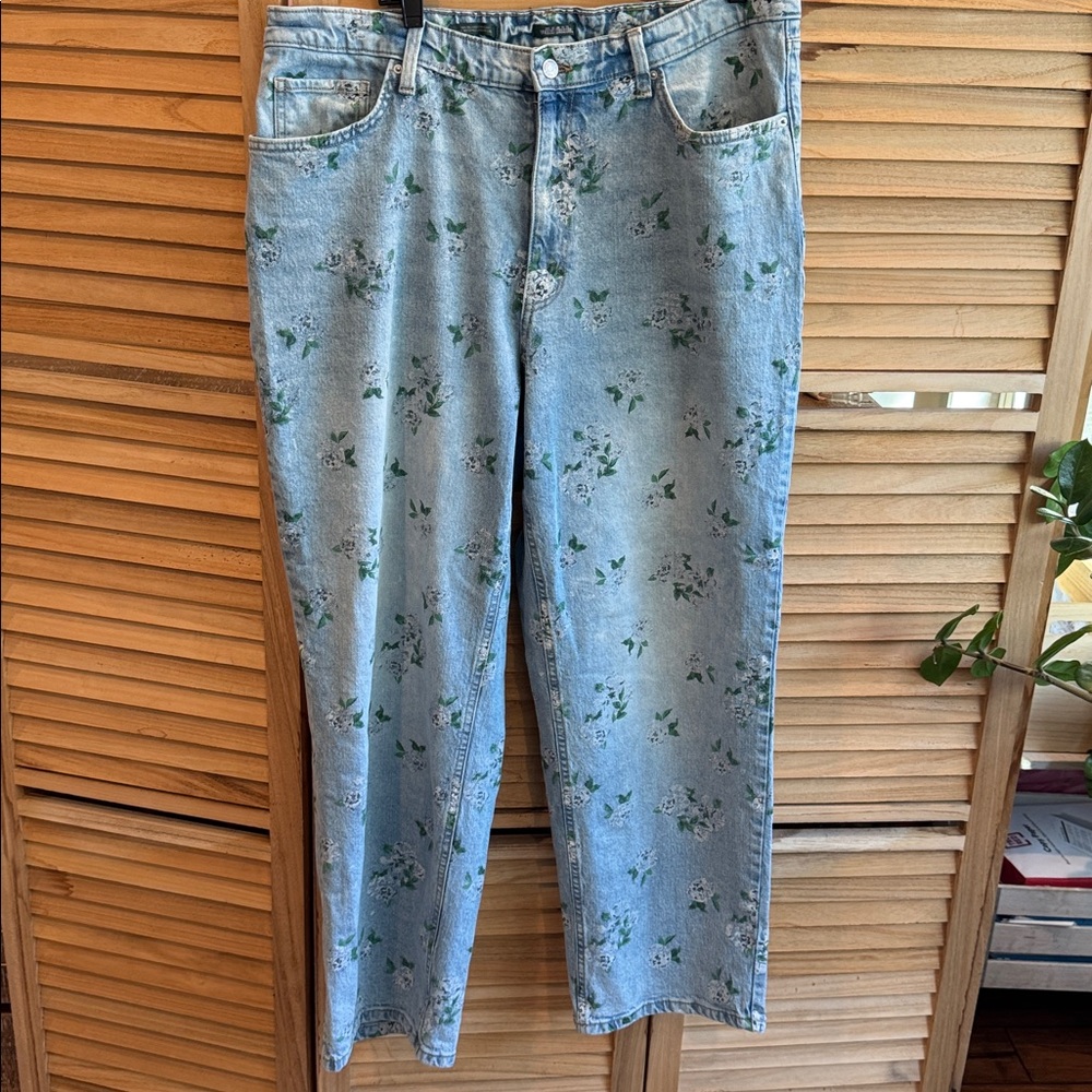 Wild Fable Blue Tie-Dye Denim Jeans